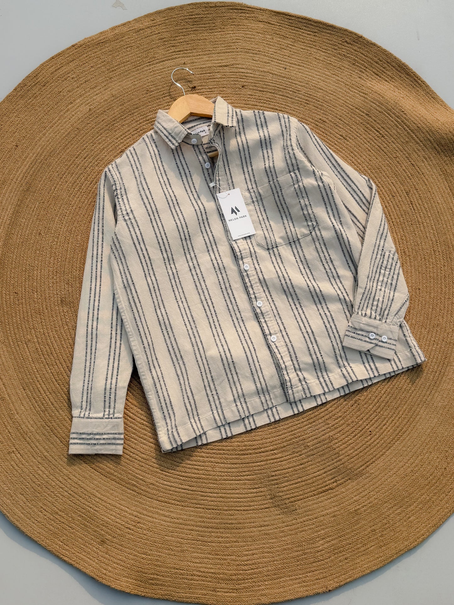 Crafted full sleeve shirt - Desert Grain - HIGH GSM