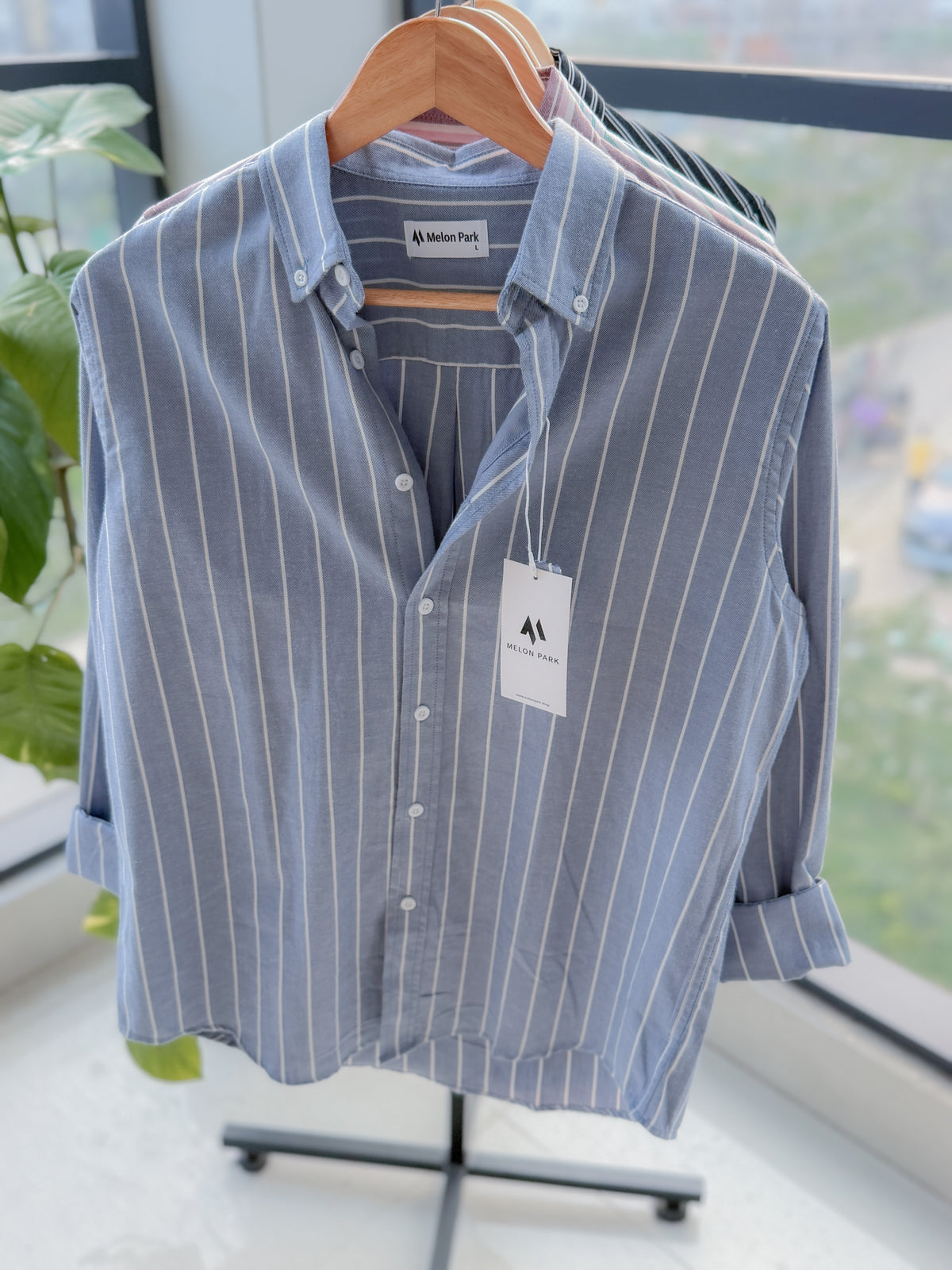 Gentle stripe shirt - Coastal Horizon