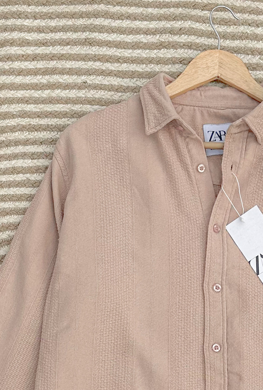 Rich Crafted Shirt - Peach