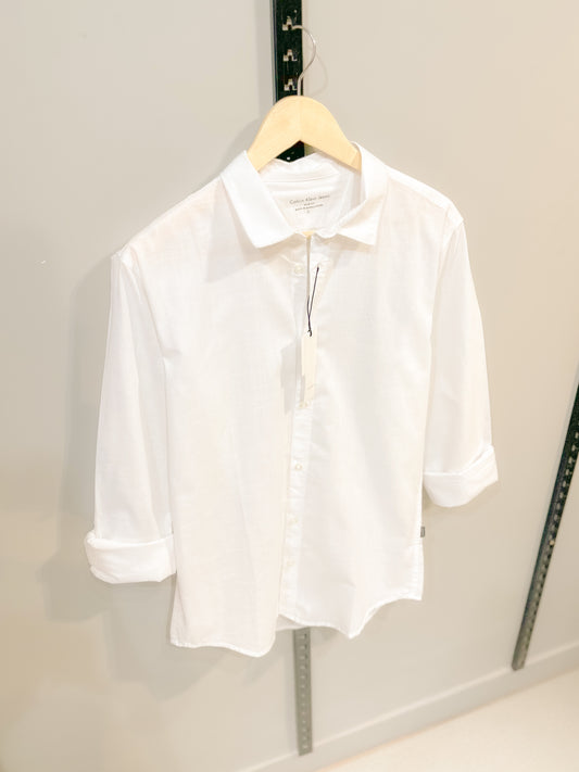 Classic full sleeve shirt - White
