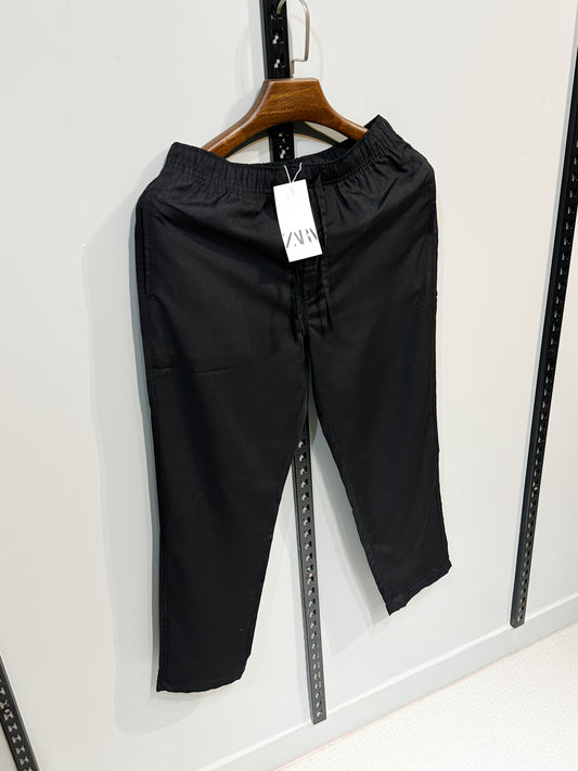 Remi Cotton Trouser - Black