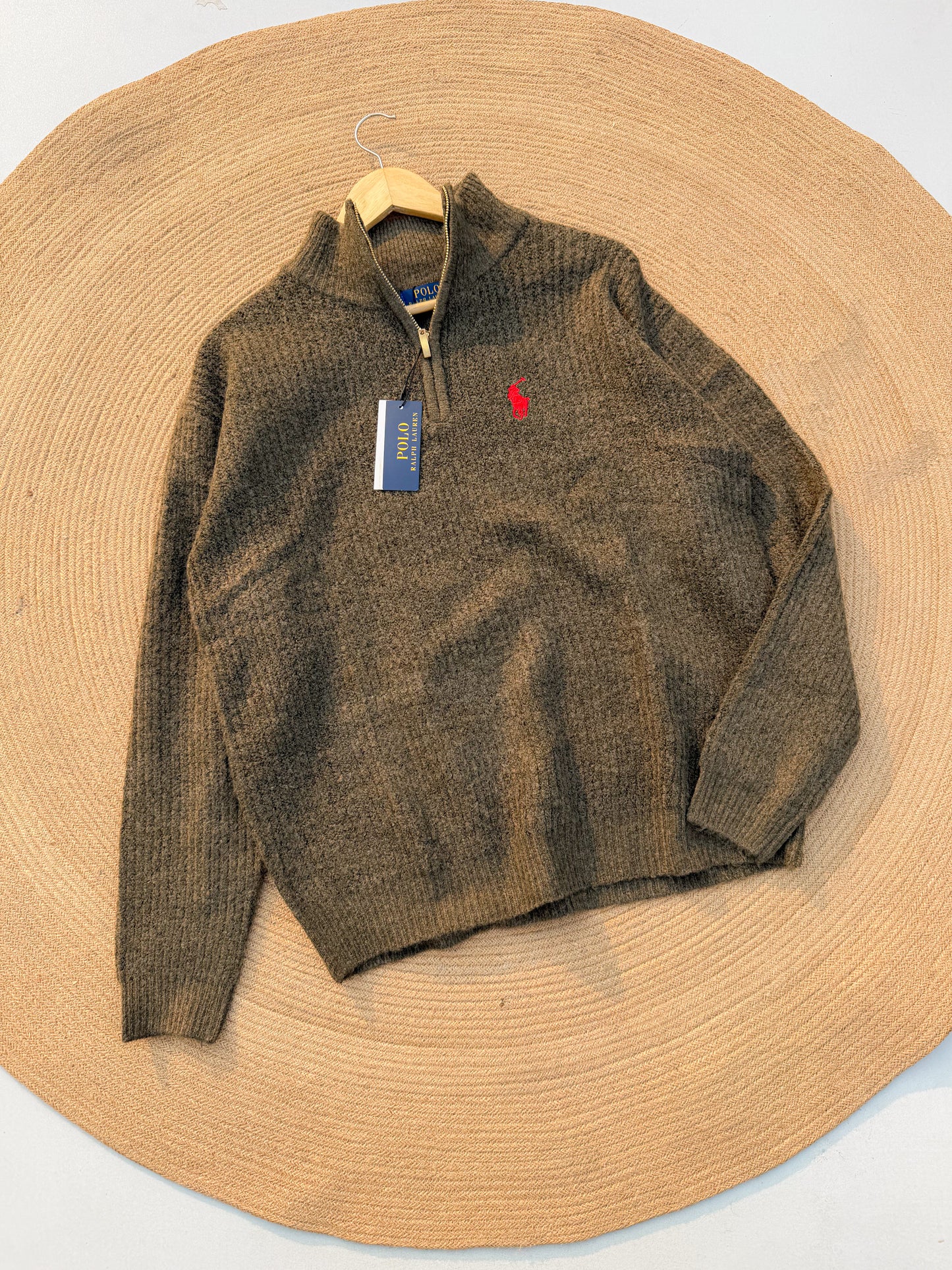 Cozy knitted Sweater - Dusted Olive