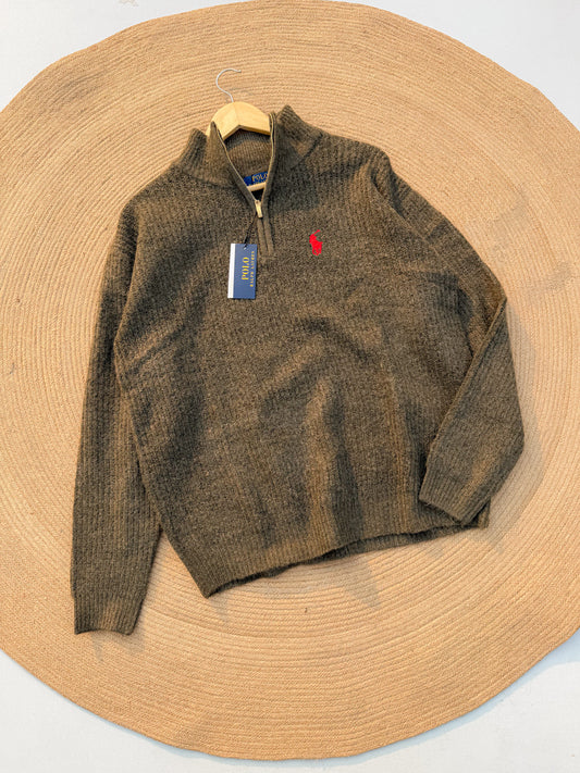 Cozy knitted Sweater - Dusted Olive