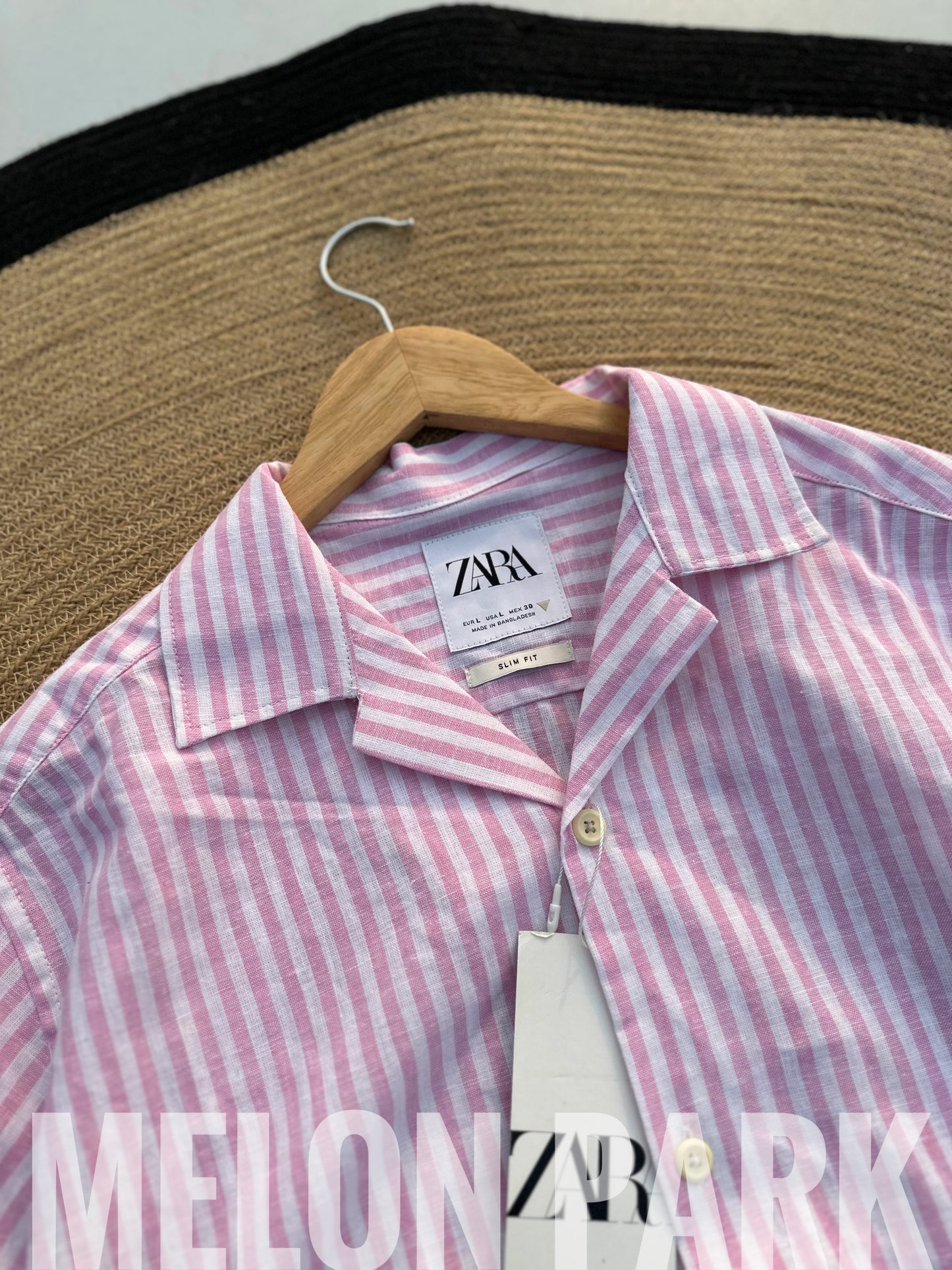 Baby Pink Old Money Cuban Shirt