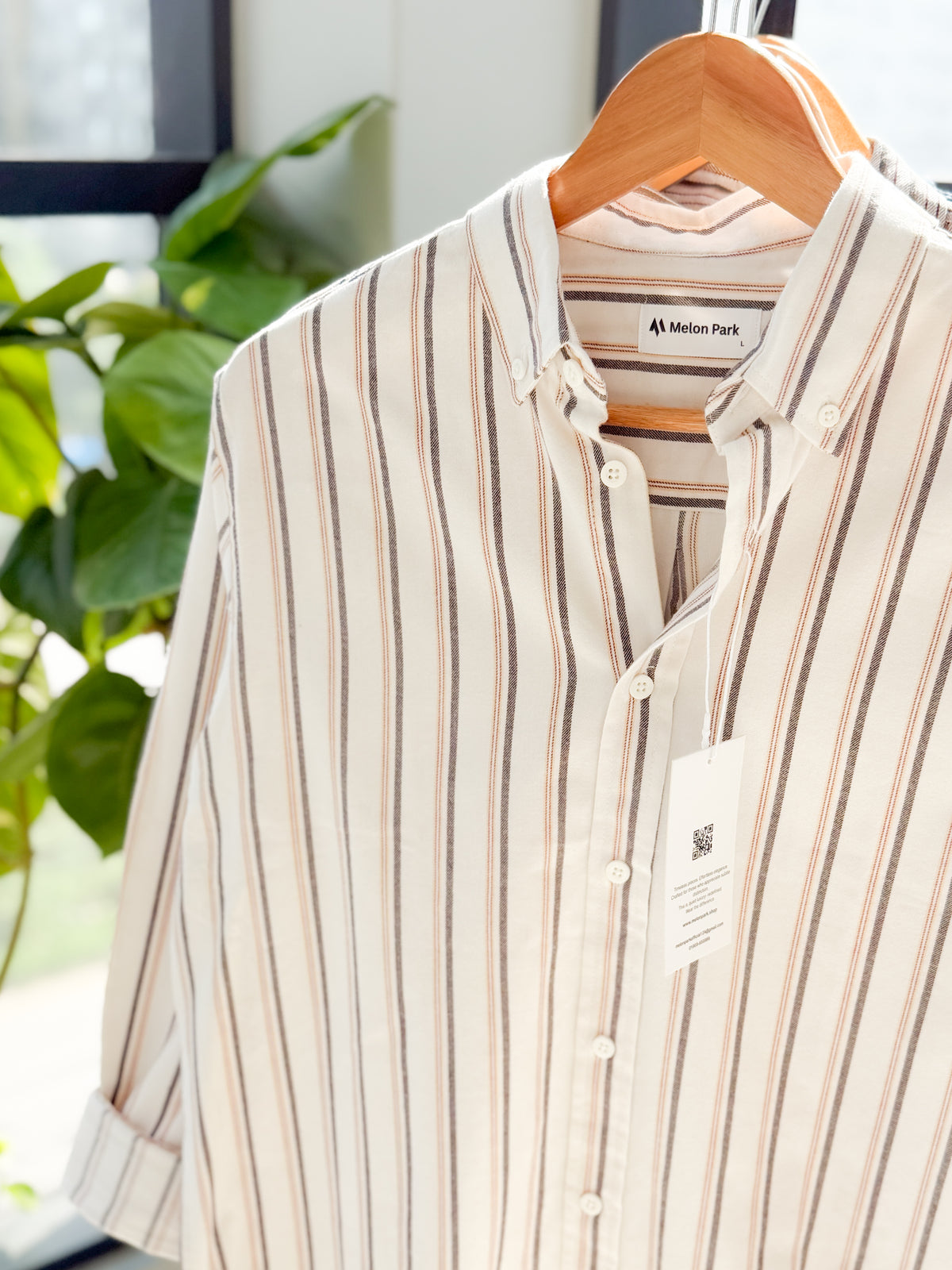 Gentle stripe shirt - Classic canvas