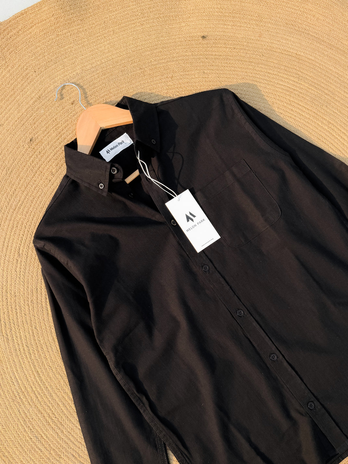 Signature Remi cotton shirt - Black