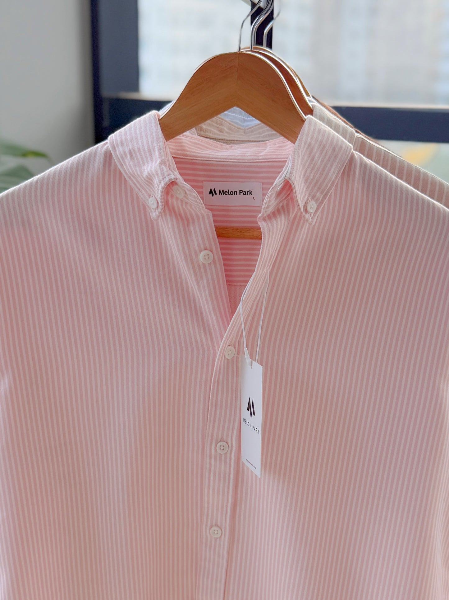 Gentle stripe shirt - Pink Fizz