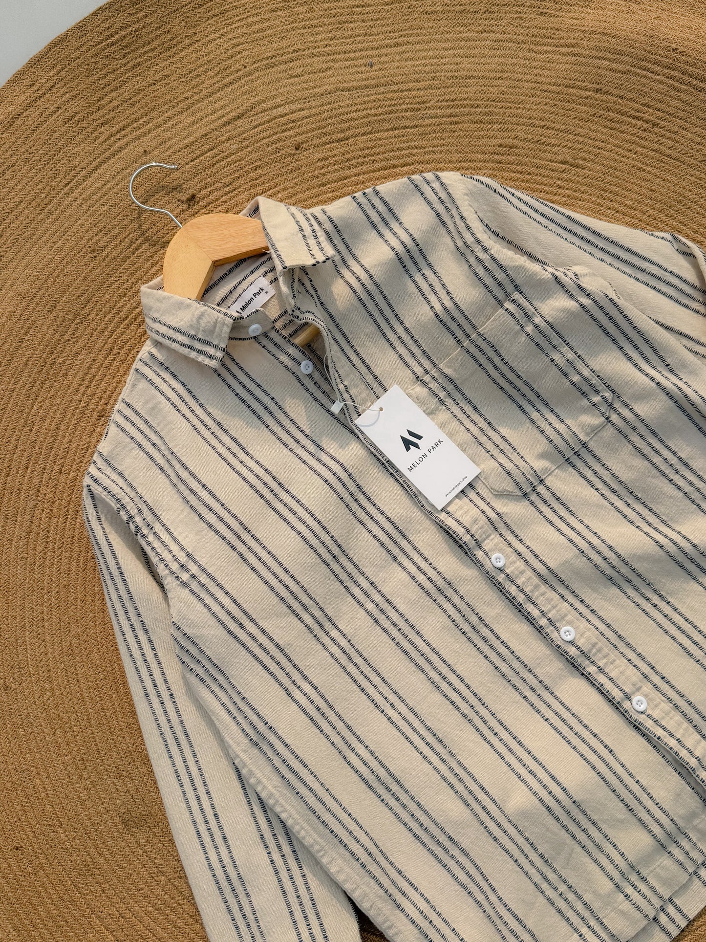 Crafted full sleeve shirt - Desert Grain - HIGH GSM