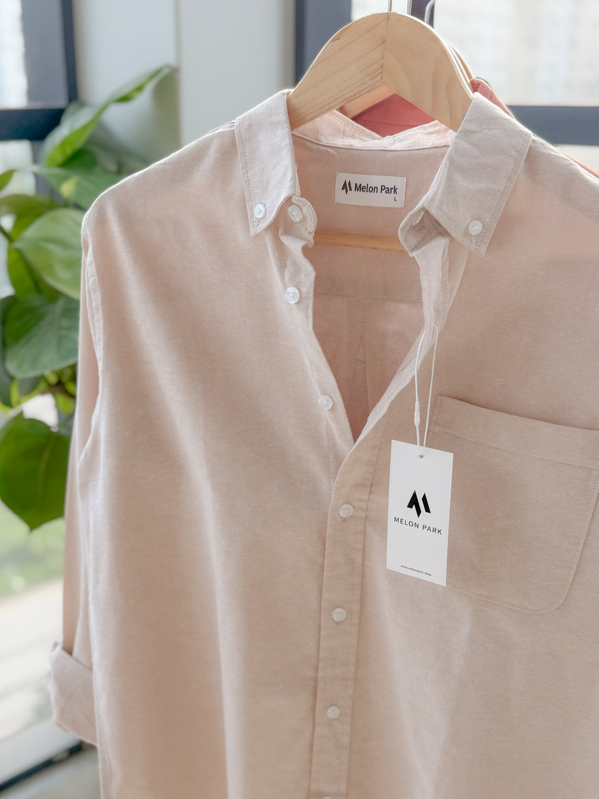 Chambray solid shirt - Off White