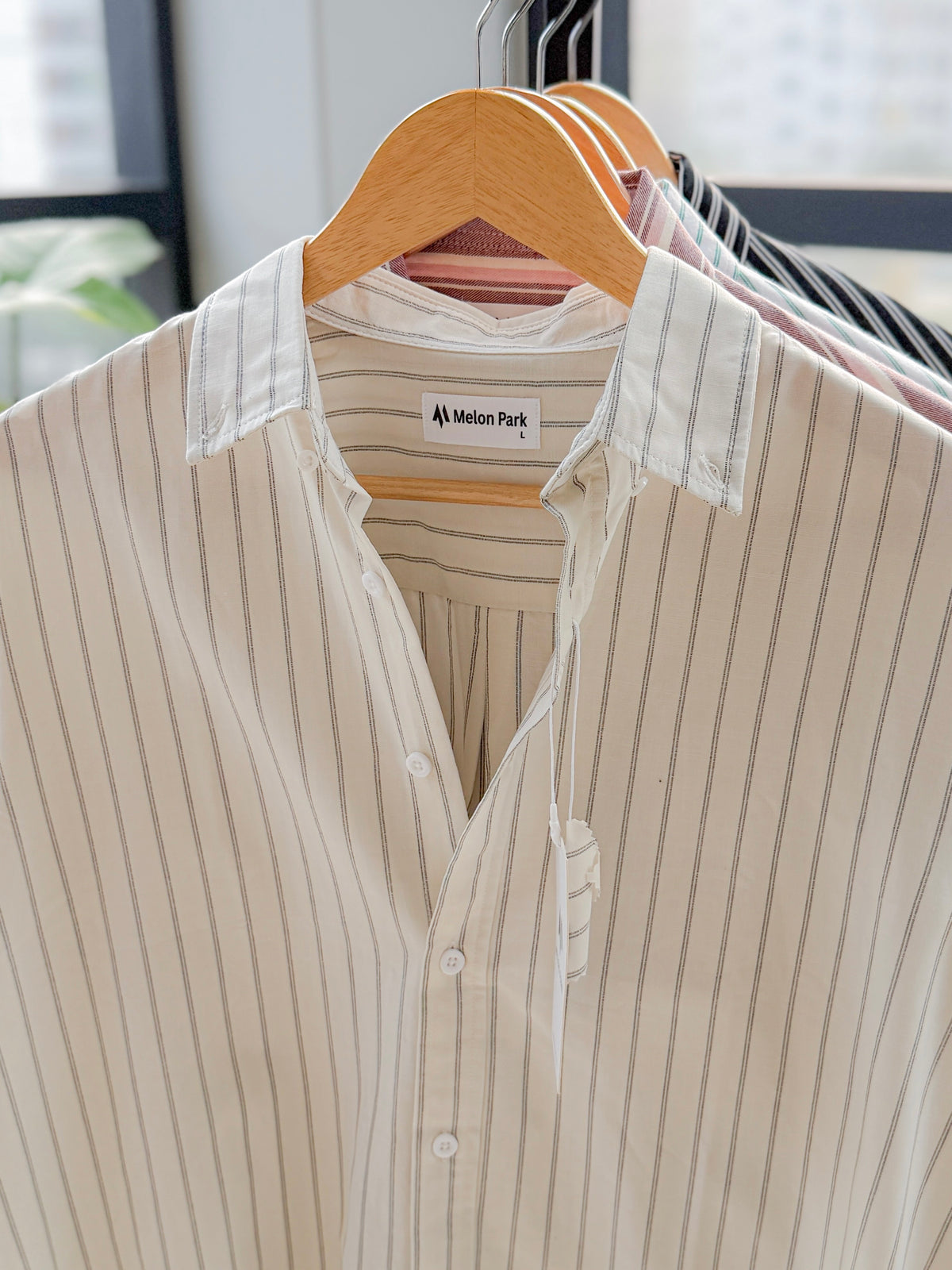 Gentle stripe shirt - Sandline Off white