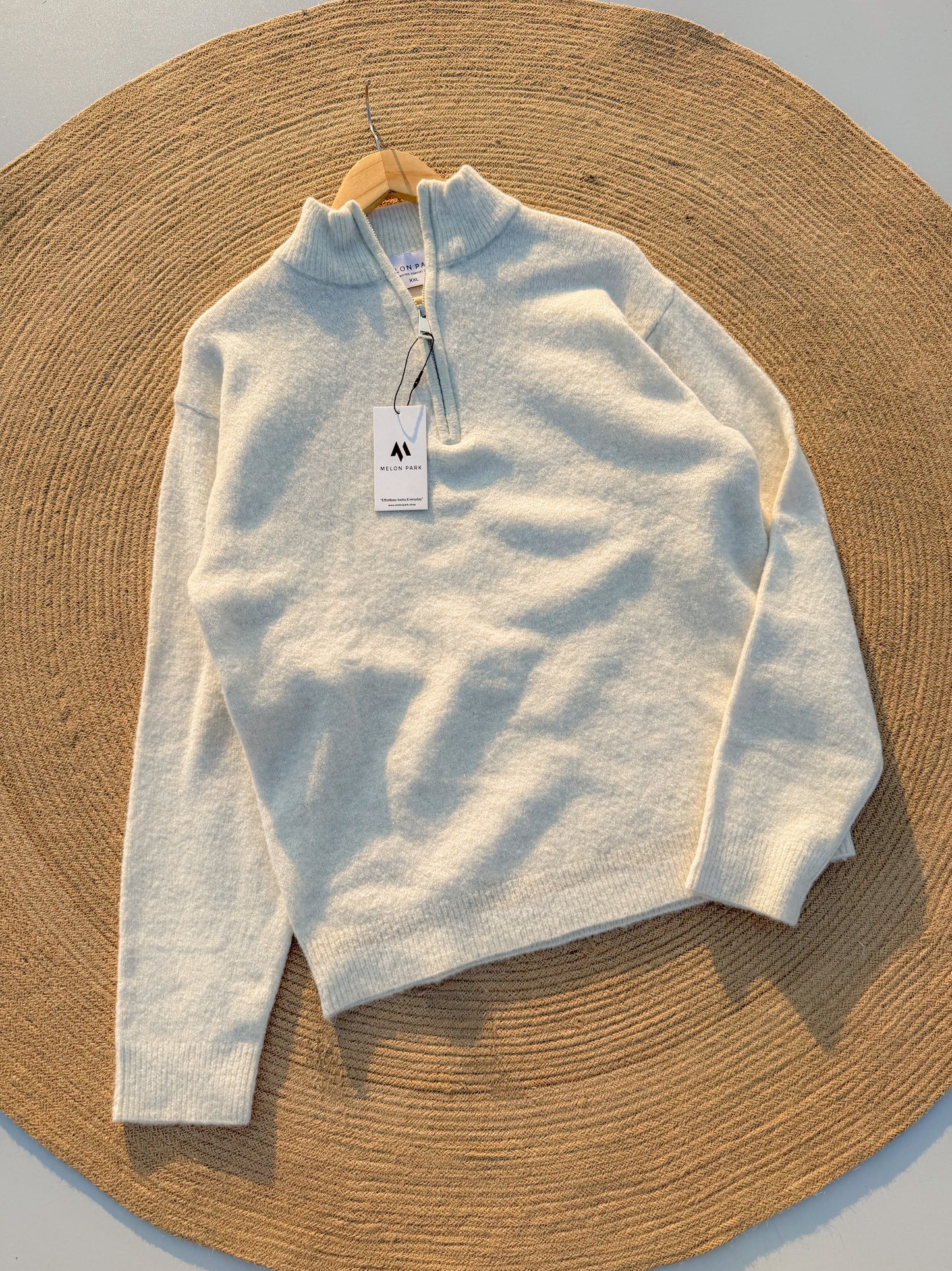 Soft Touch Sweater - Sand White