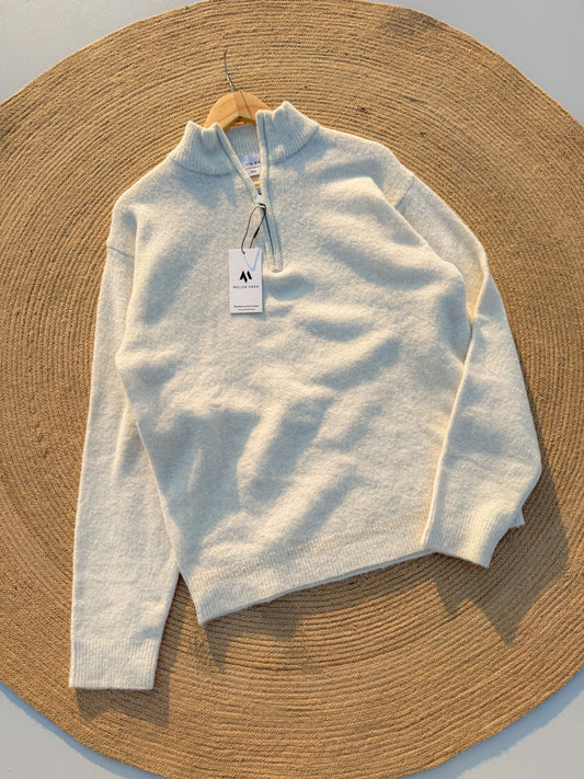 Soft Touch Sweater - Sand White