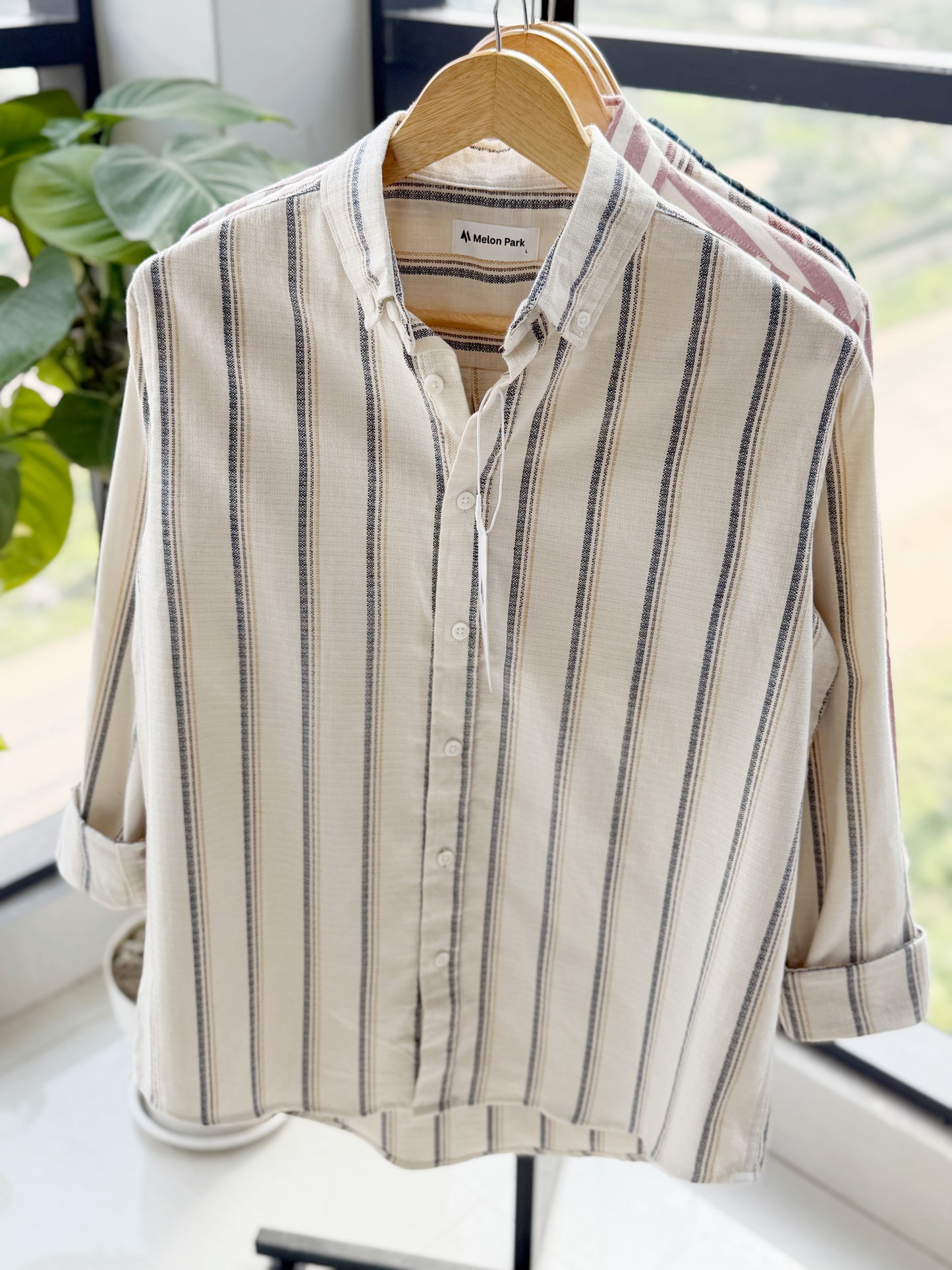 Gentle stripe shirt - Nordic coast