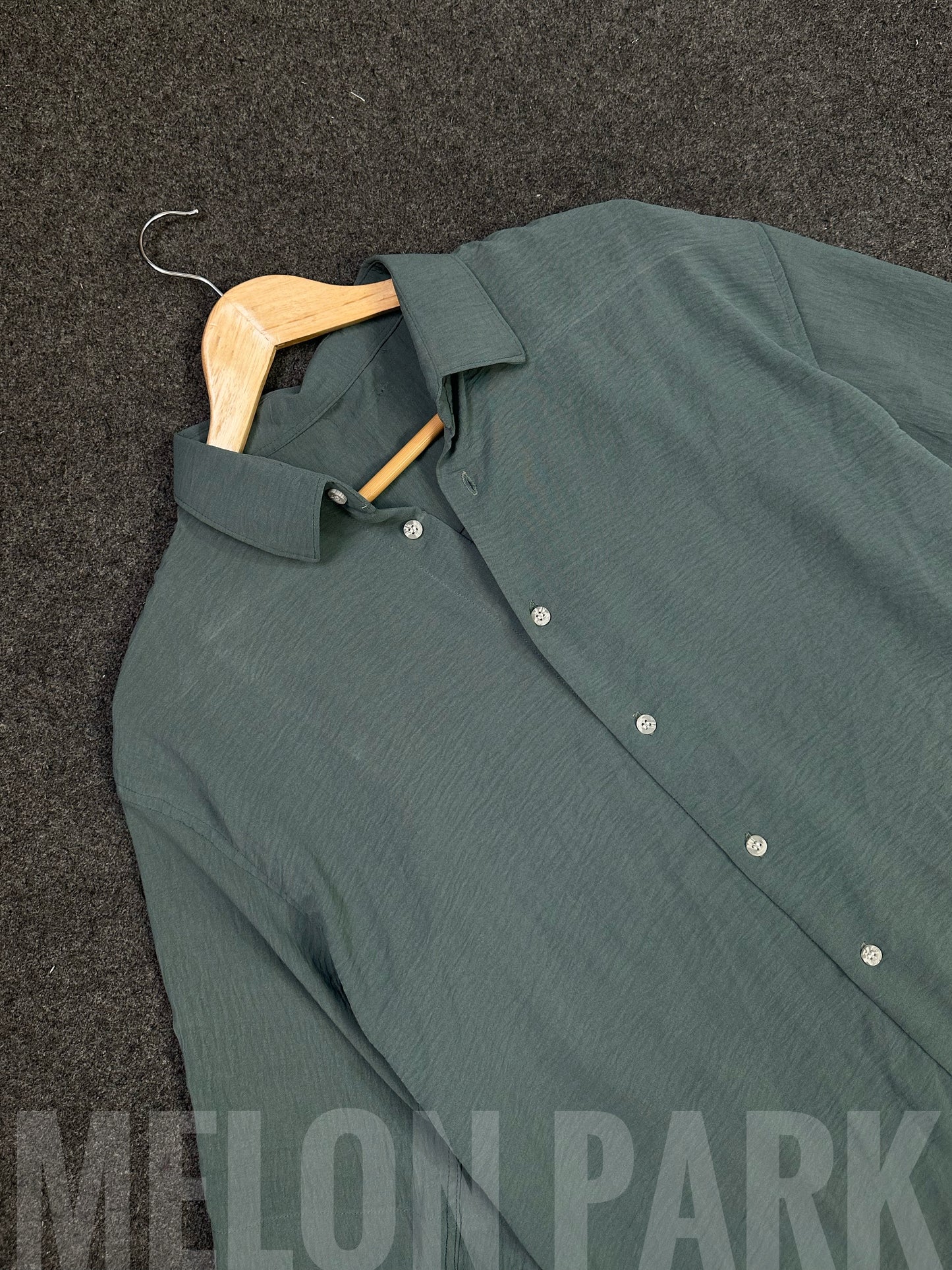 Baggy cuban shirt - Sage Green