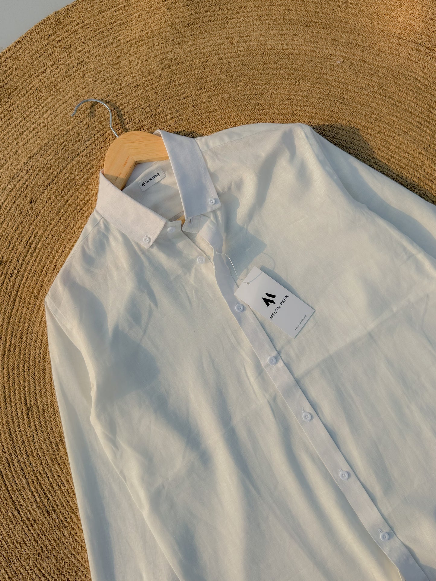 Signature Remi cotton shirt - Soft Off White