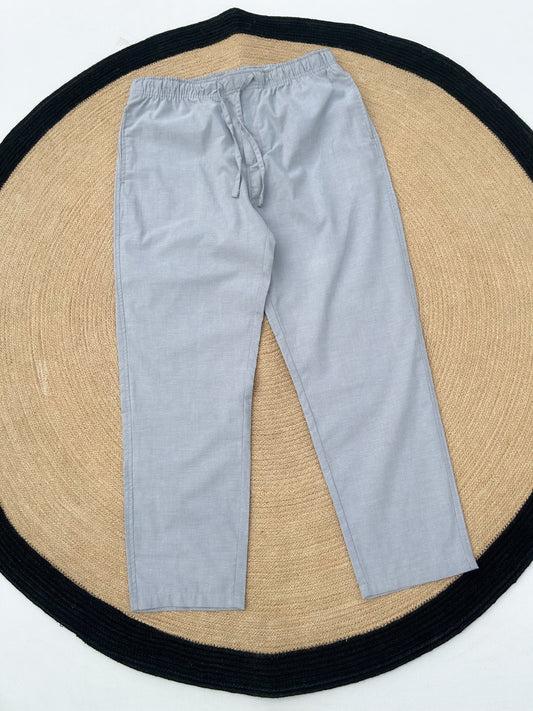 Remi Cotton Trouser - Grey