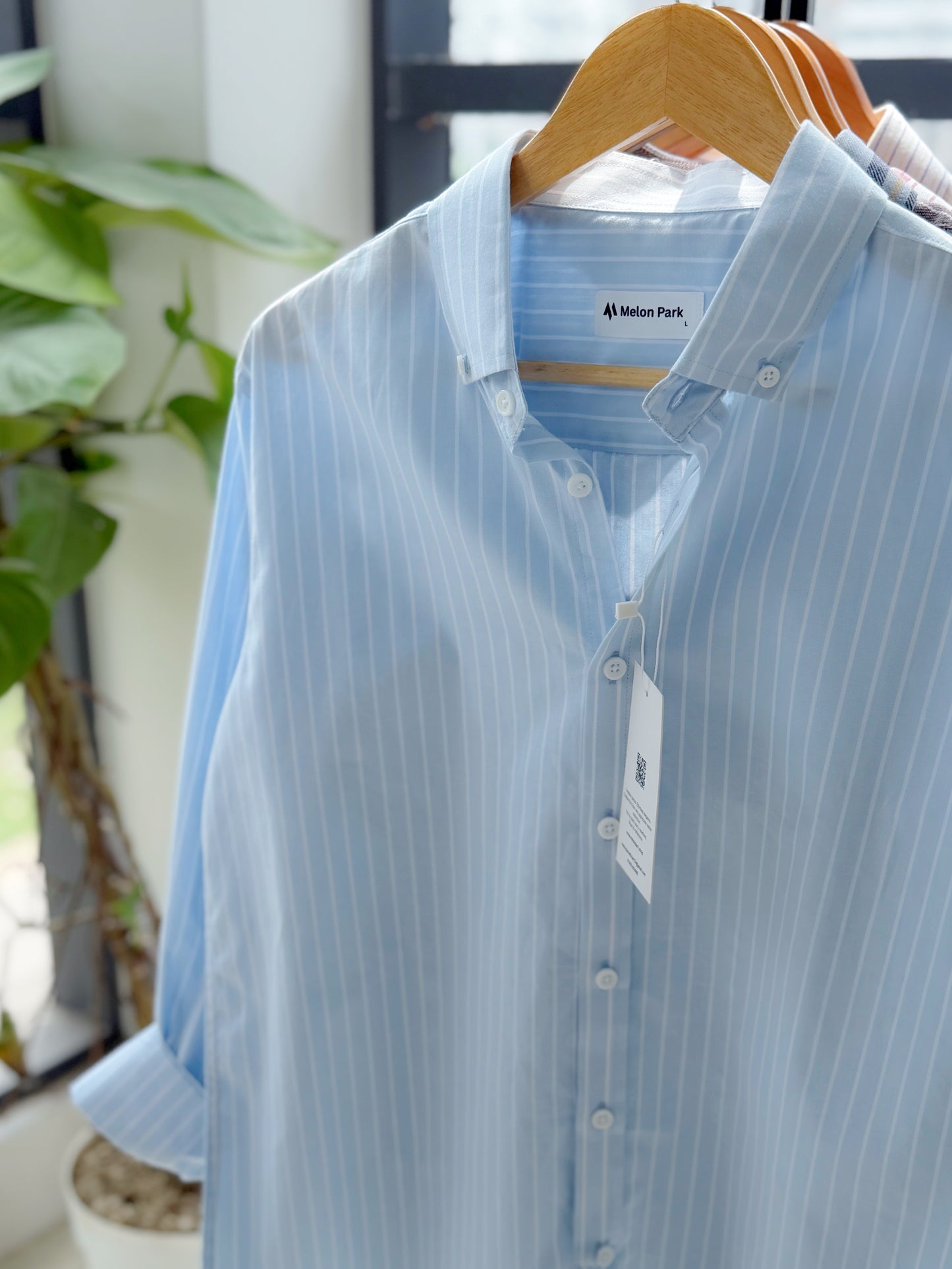 Gentle stripe shirt - Light Icy Blue