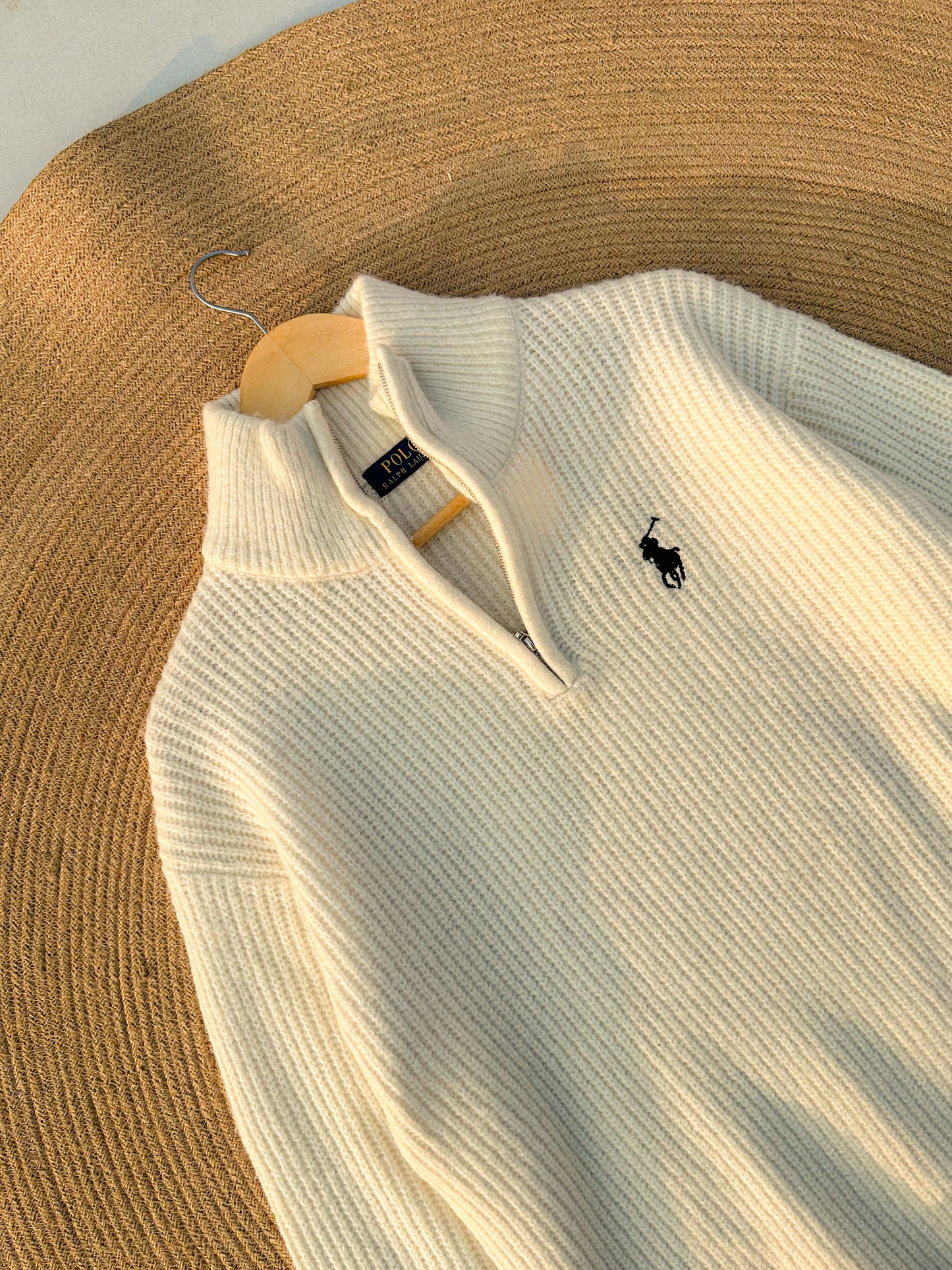 Cozy knitted Sweater - Soft Off white