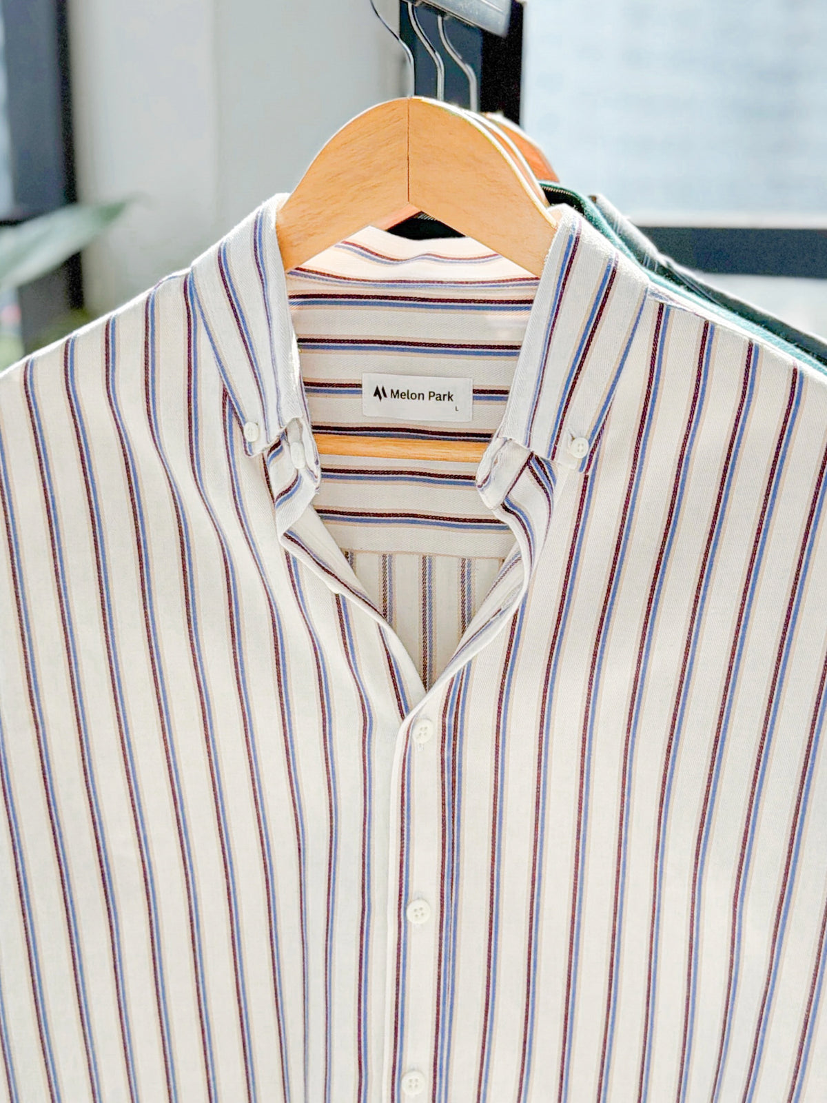 Gentle stripe shirt - Rust Regatta