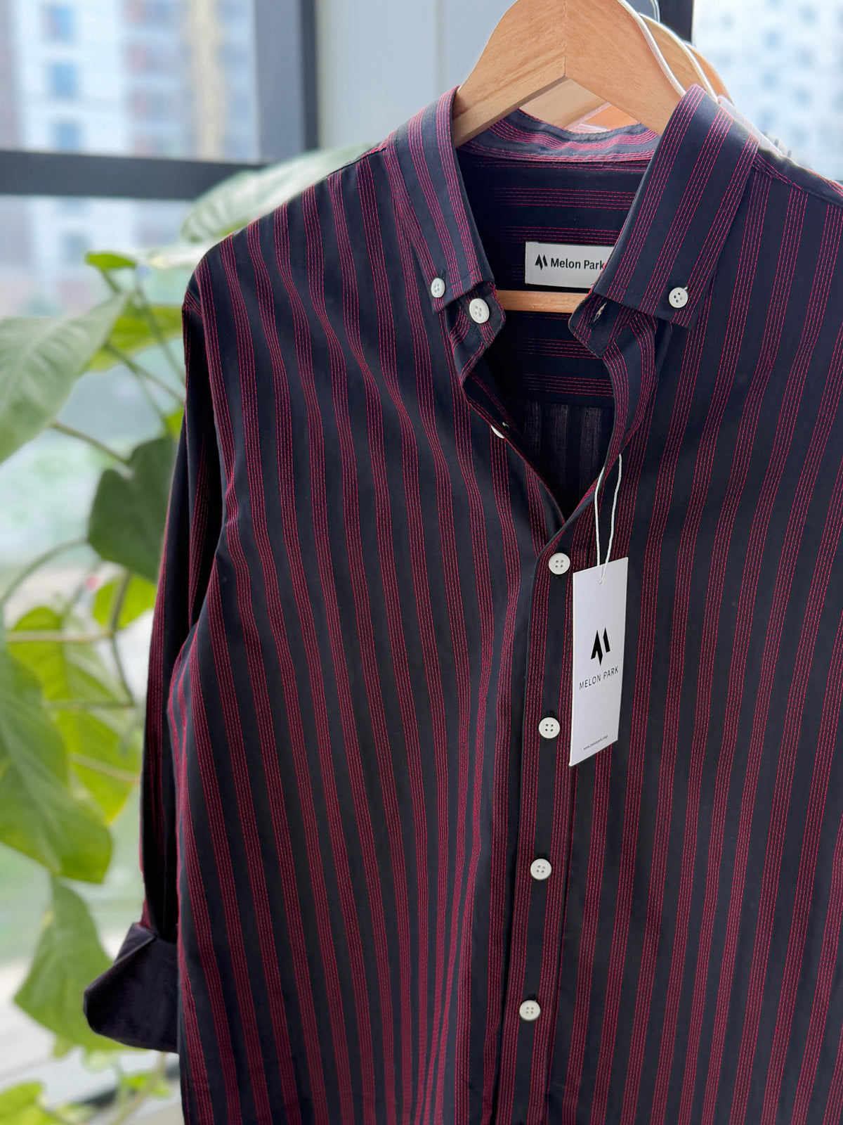Cotton classic shirt - Obsidian Ruby