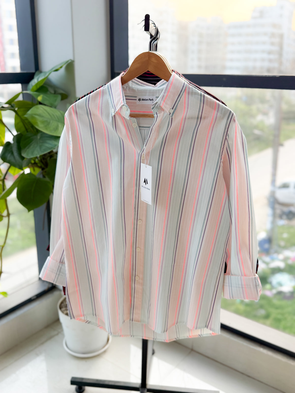 Gentle stripe shirt - Sorbet stripe
