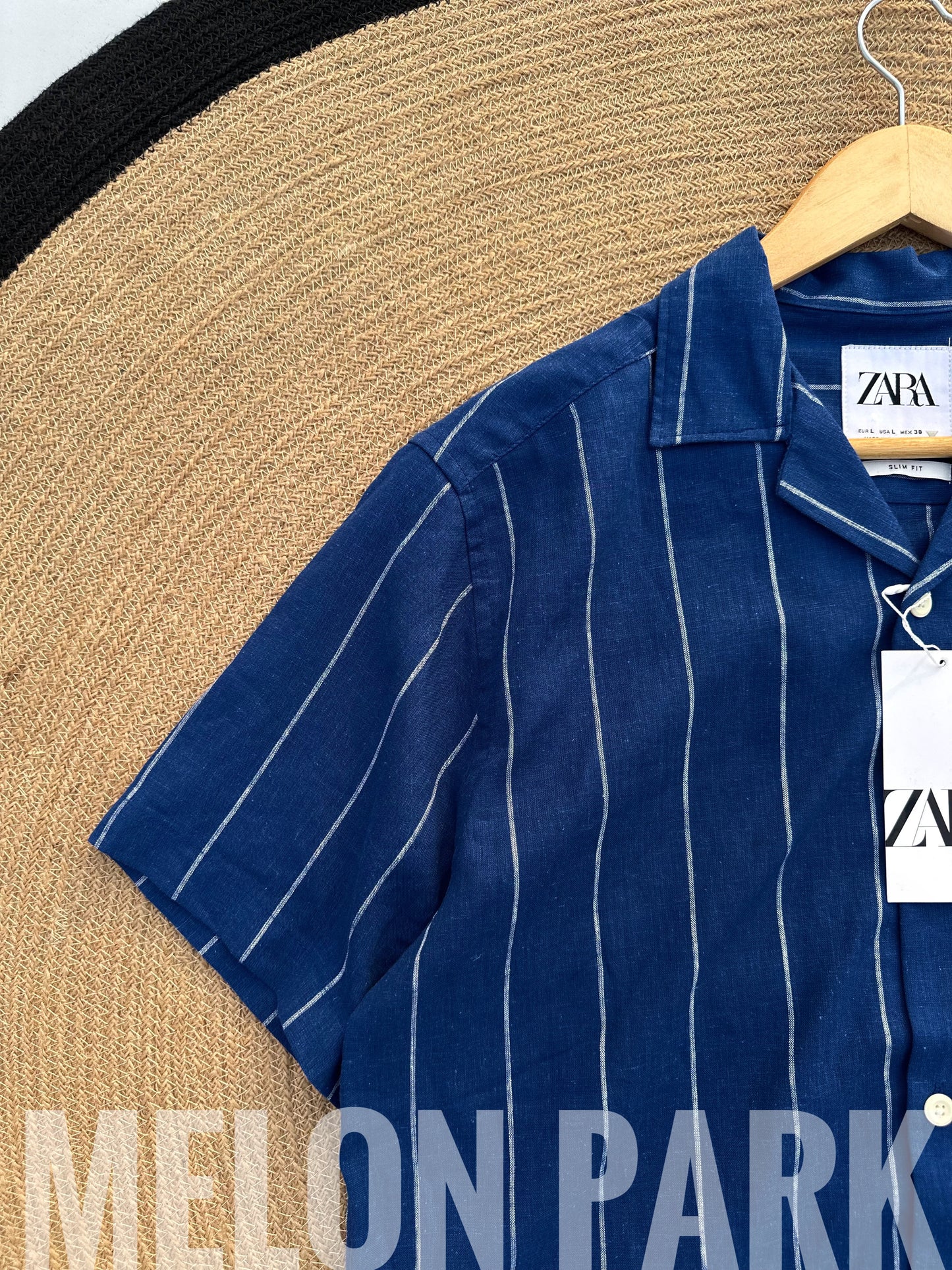 Royal Blue Old Money Cuban Shirt