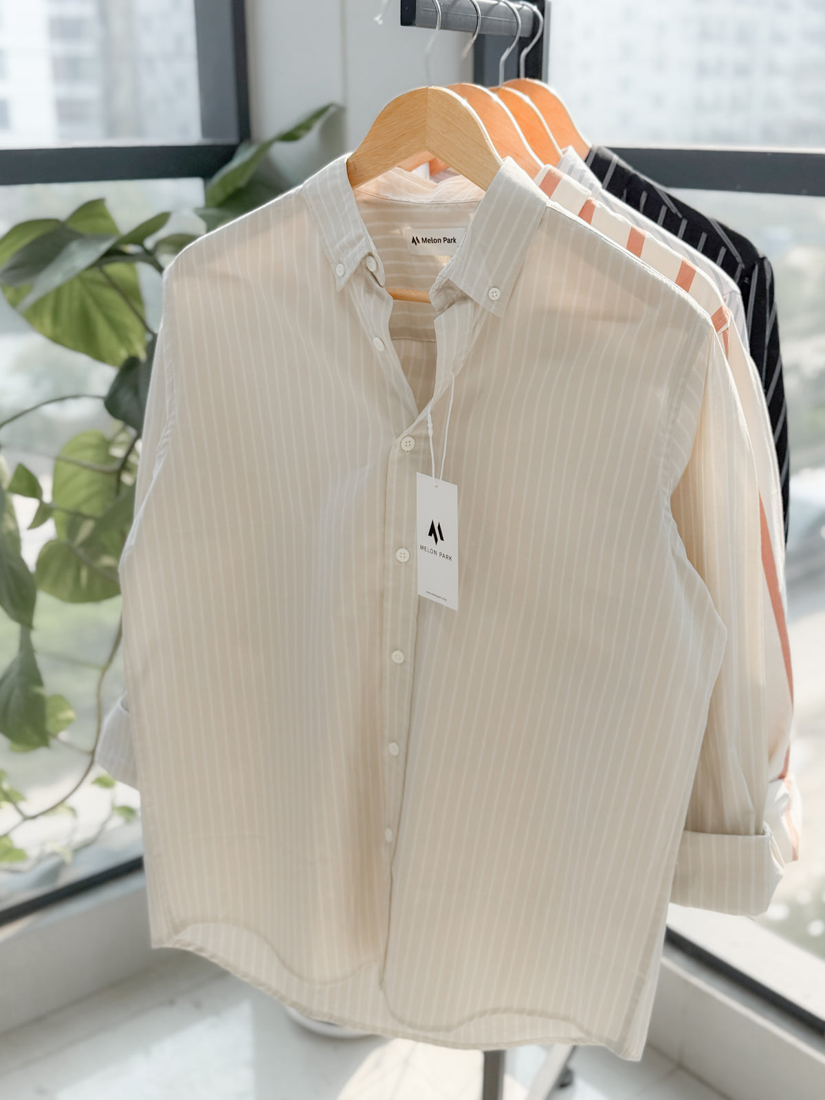Gentle stripe shirt - Desert pinstripe