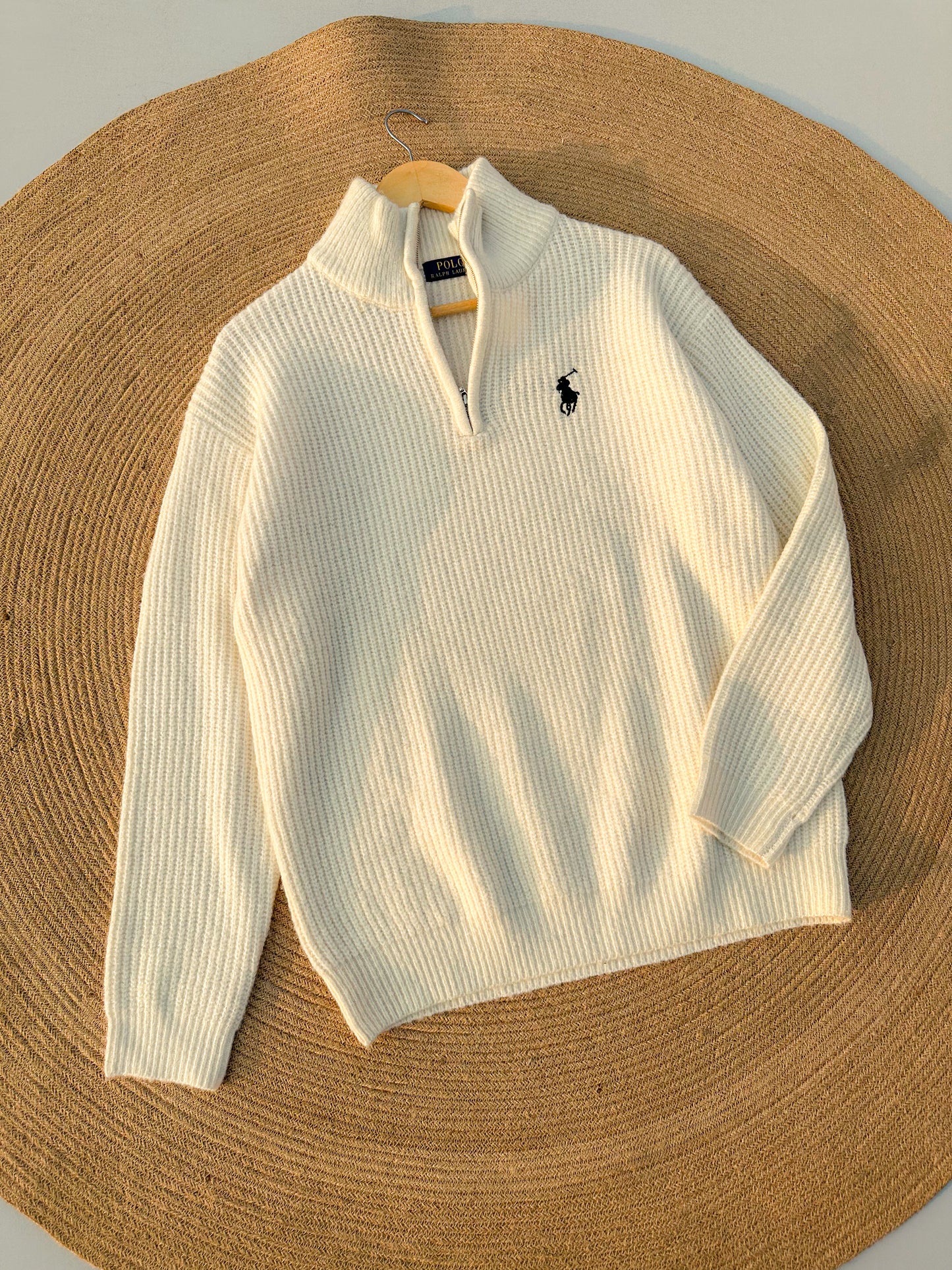 Cozy knitted Sweater - Soft Off white