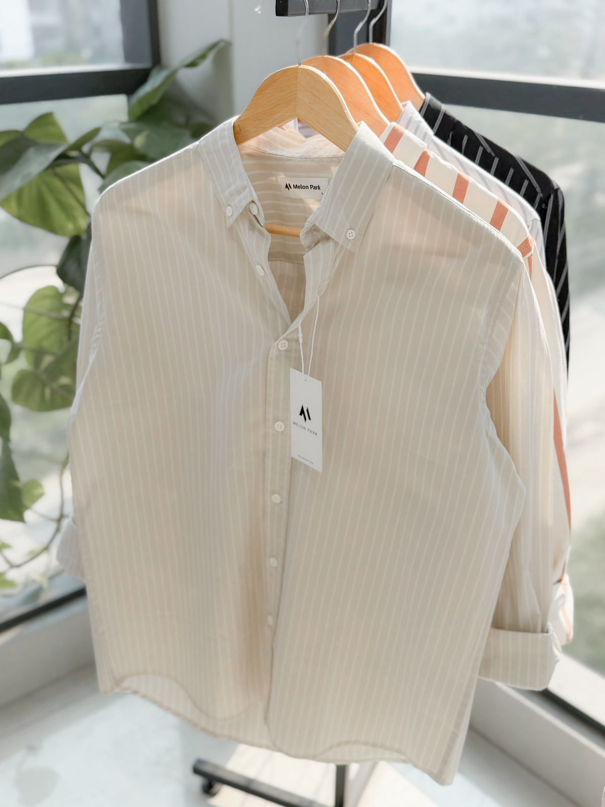 Gentle stripe shirt - Desert pinstripe