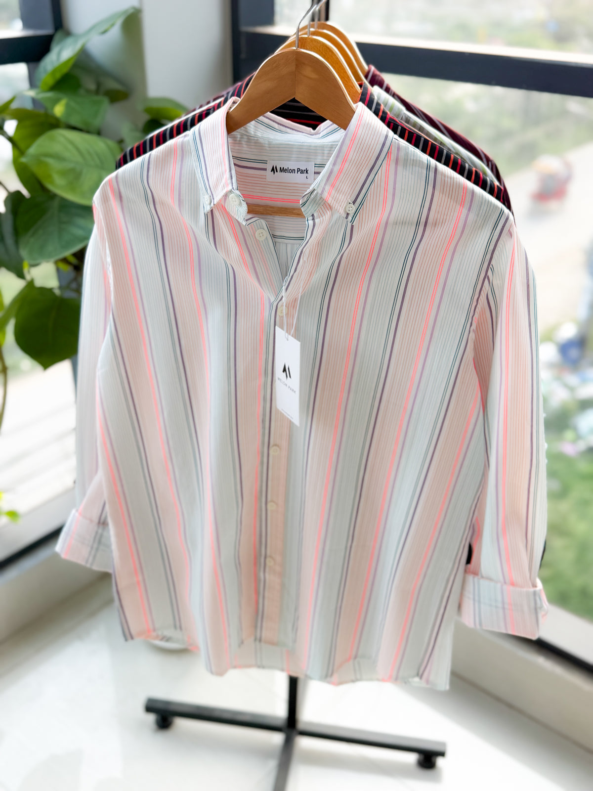 Gentle stripe shirt - Sorbet stripe