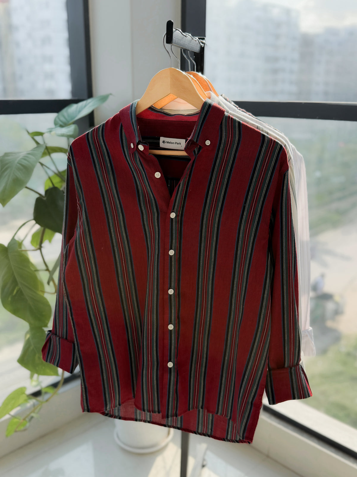 Gentle stripe shirt - Wildberry Bark