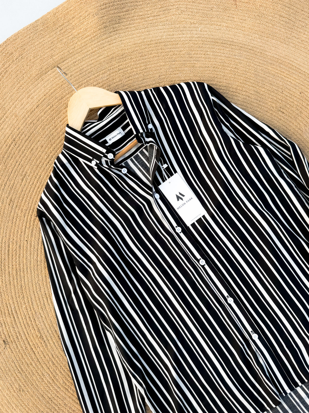 Drip full sleeve shirt - Black Noir