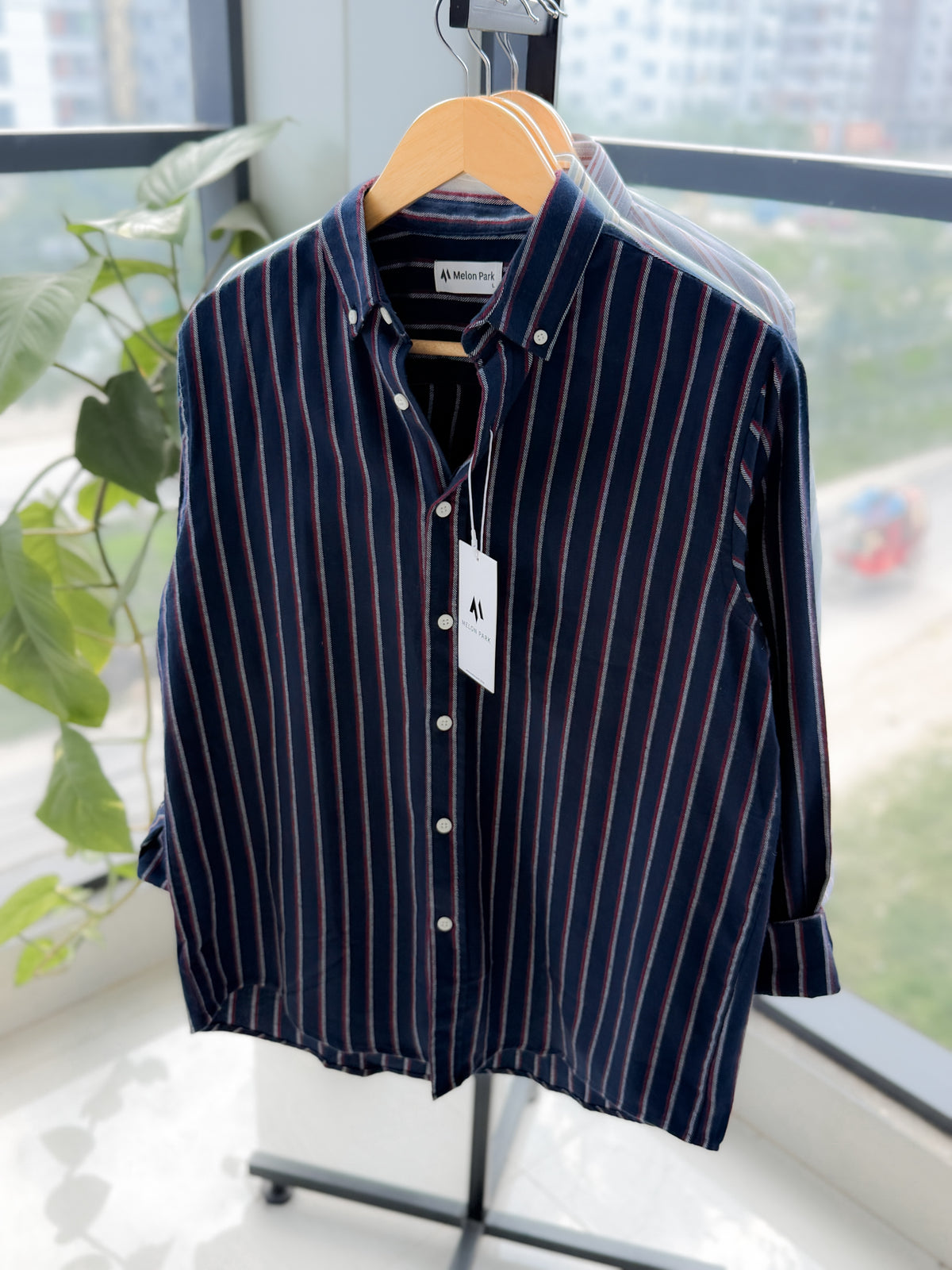 Gentle stripe shirt - Ivy Club stripe