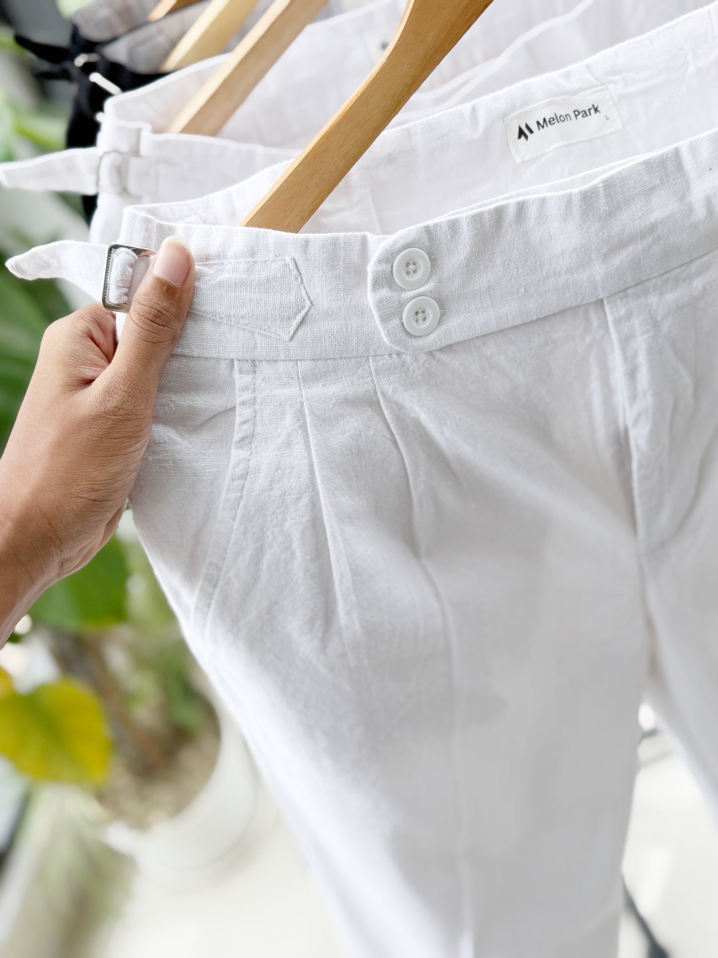 Gurkha Baggy Pant - White