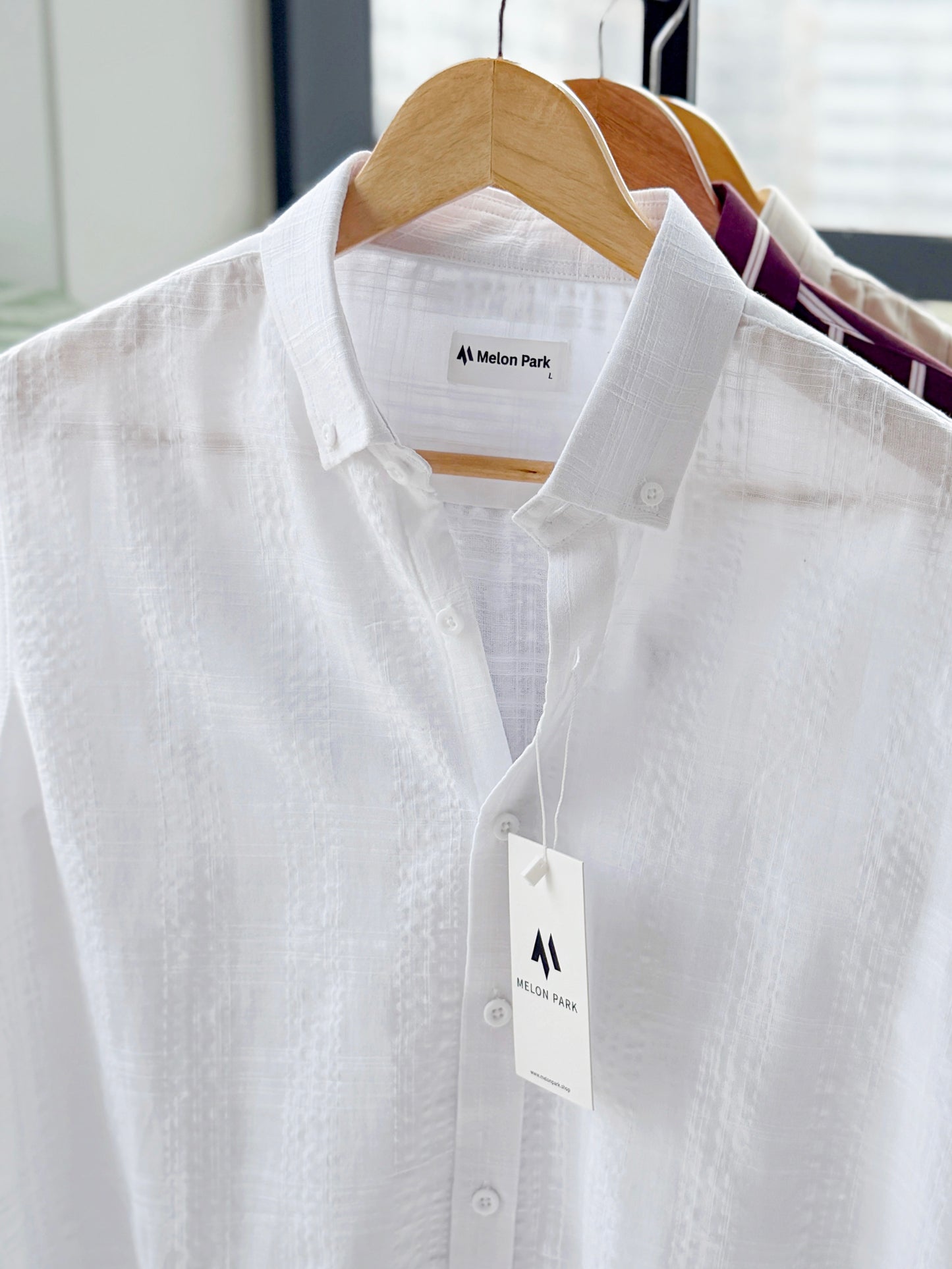 Cotton classic shirt - Raw white