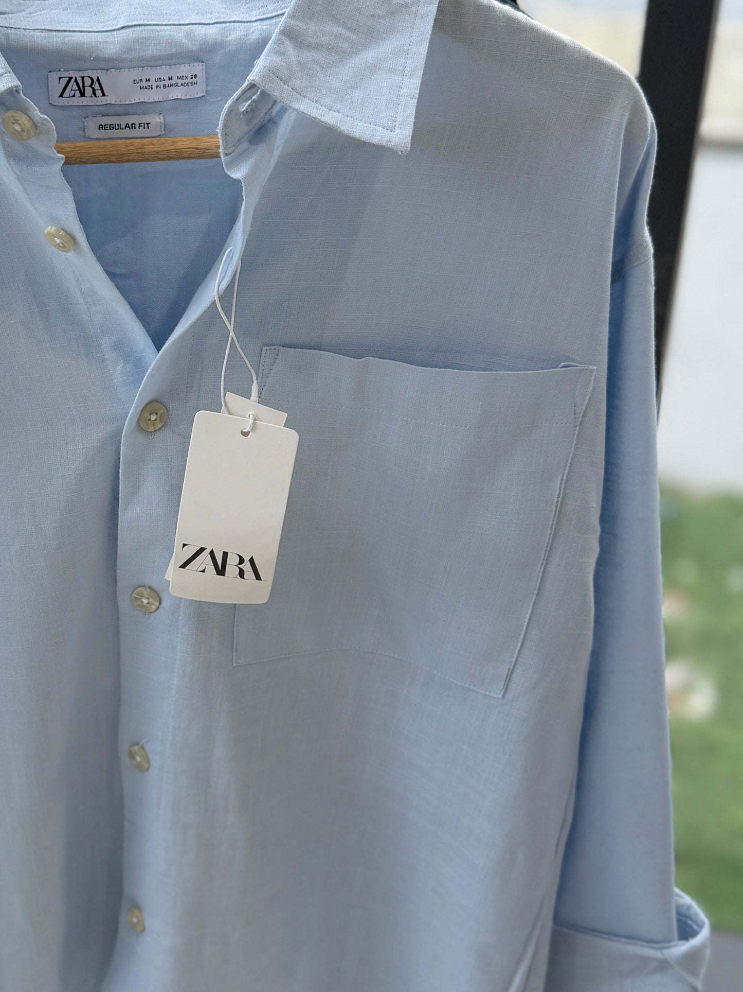 Oversized Baggy shirt - Sky Blue