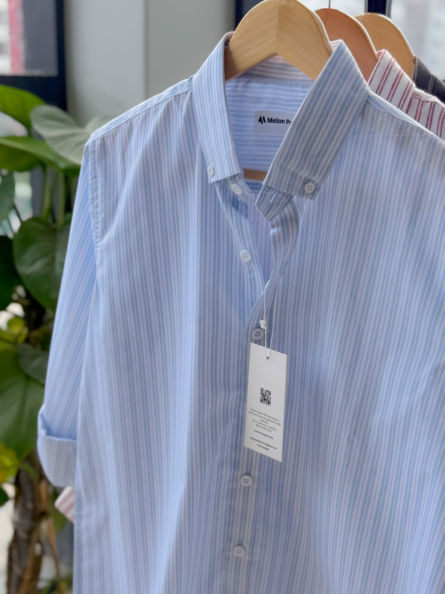 Gentle stripe shirt - Seabreeze