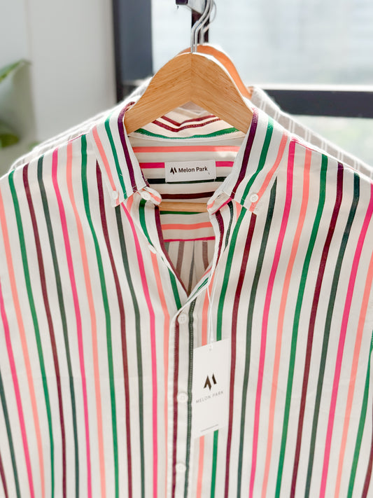 Gentle stripe shirt - Carnival stripe
