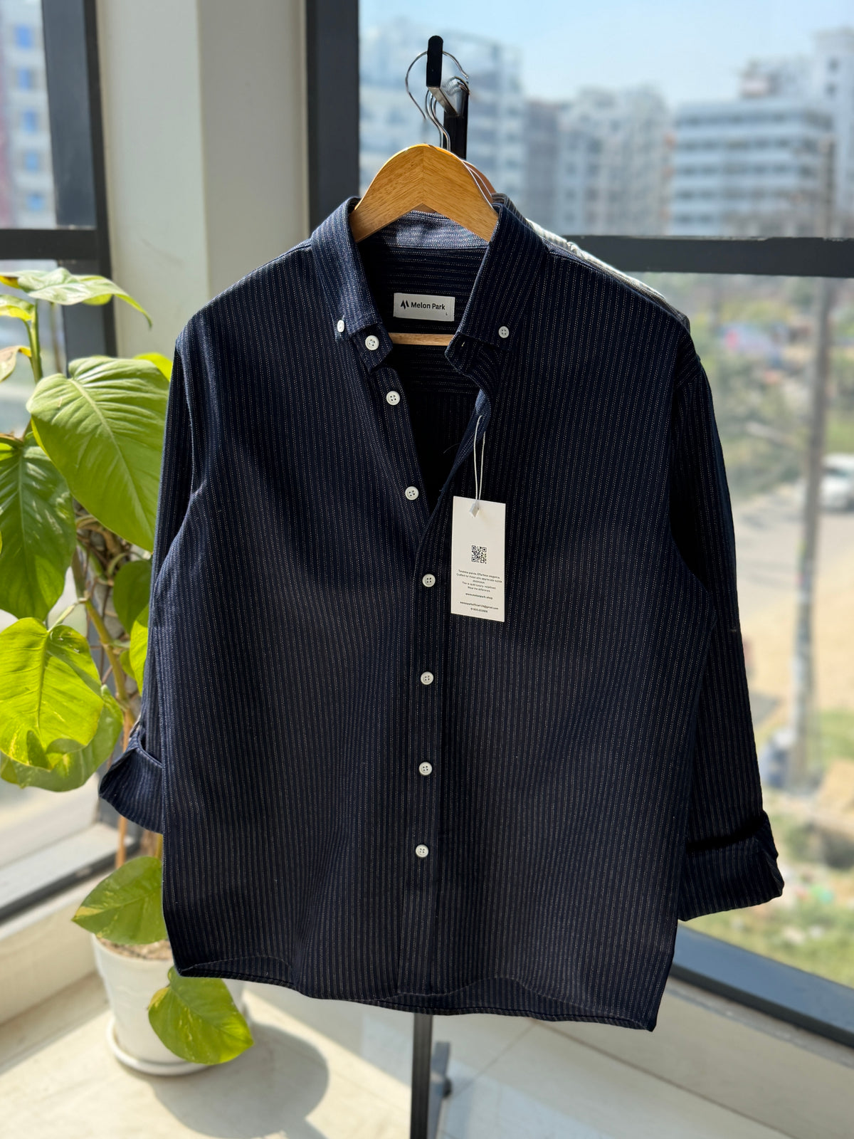 Cotton classic shirt - Sailor Navy