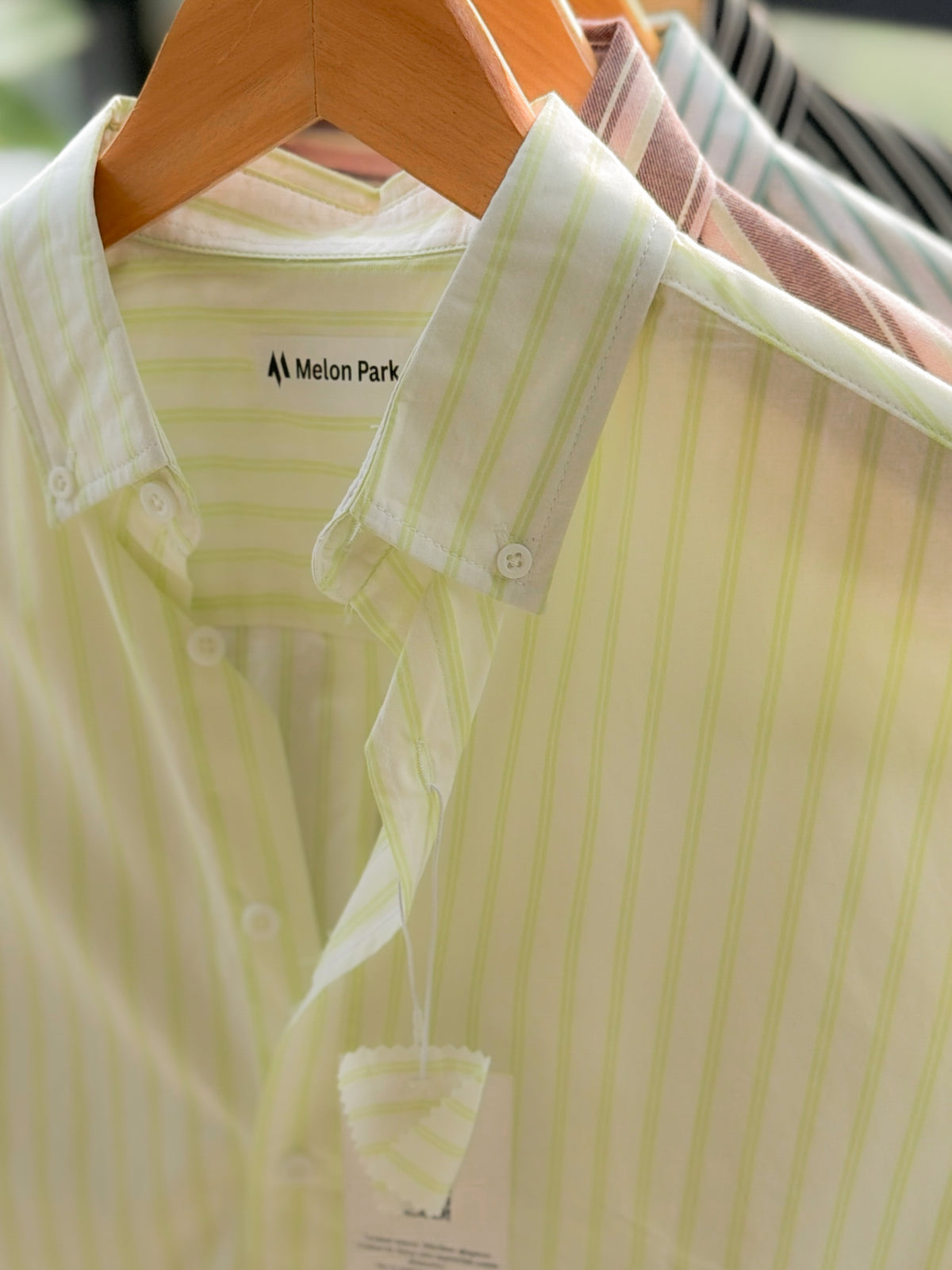 Gentle stripe shirt - Pale Lemon