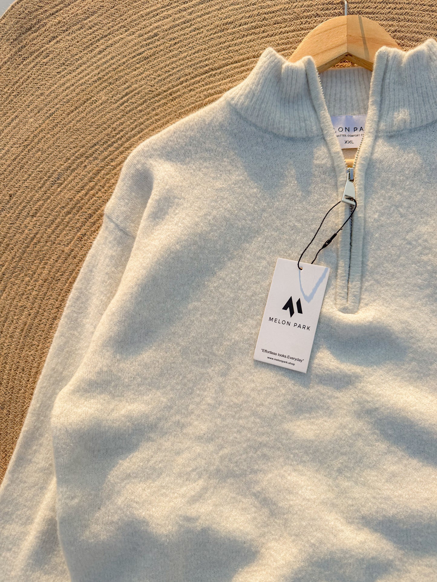 Soft Touch Sweater - Sand White