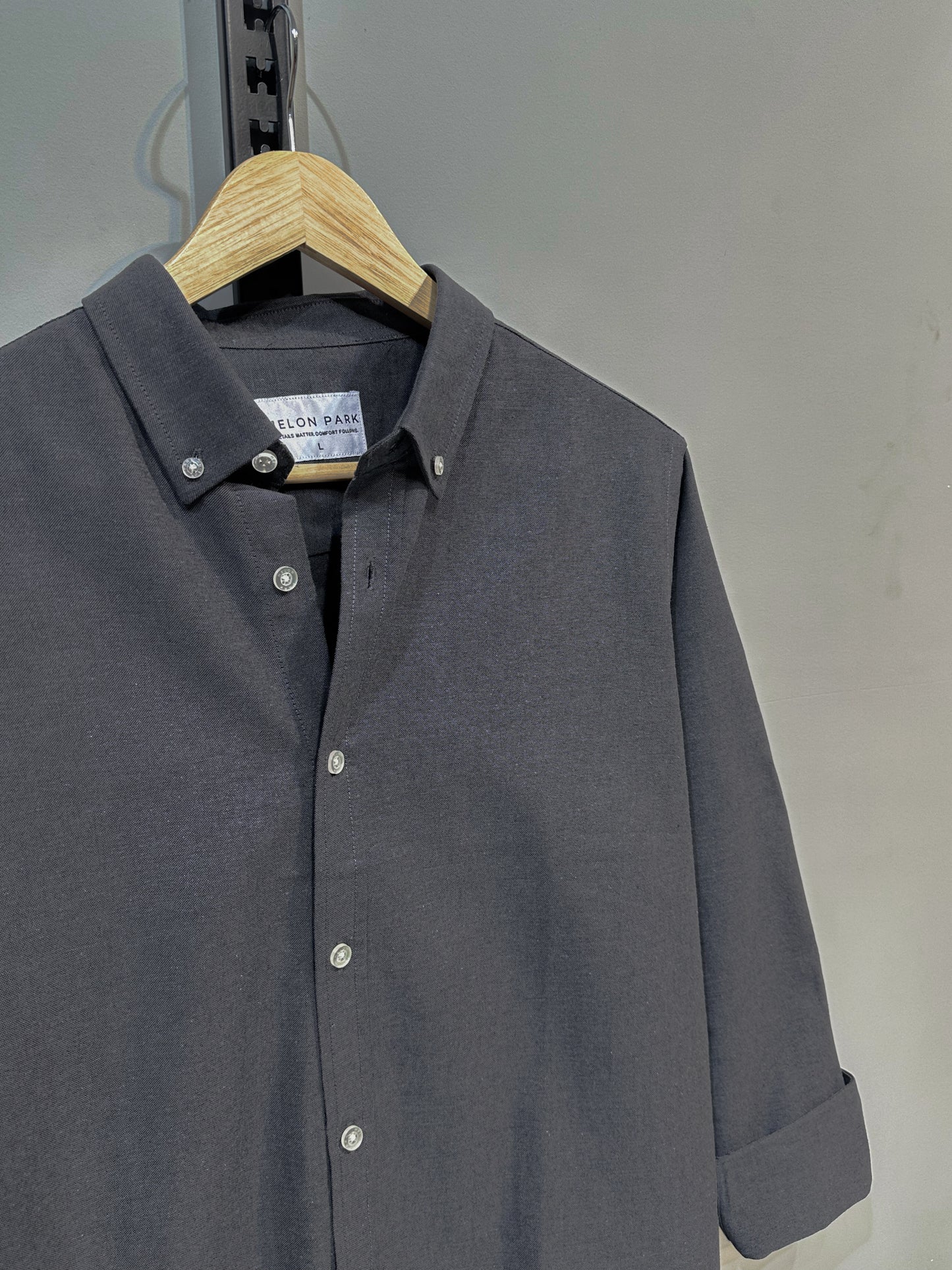Oxford Shirt - Dark Grey