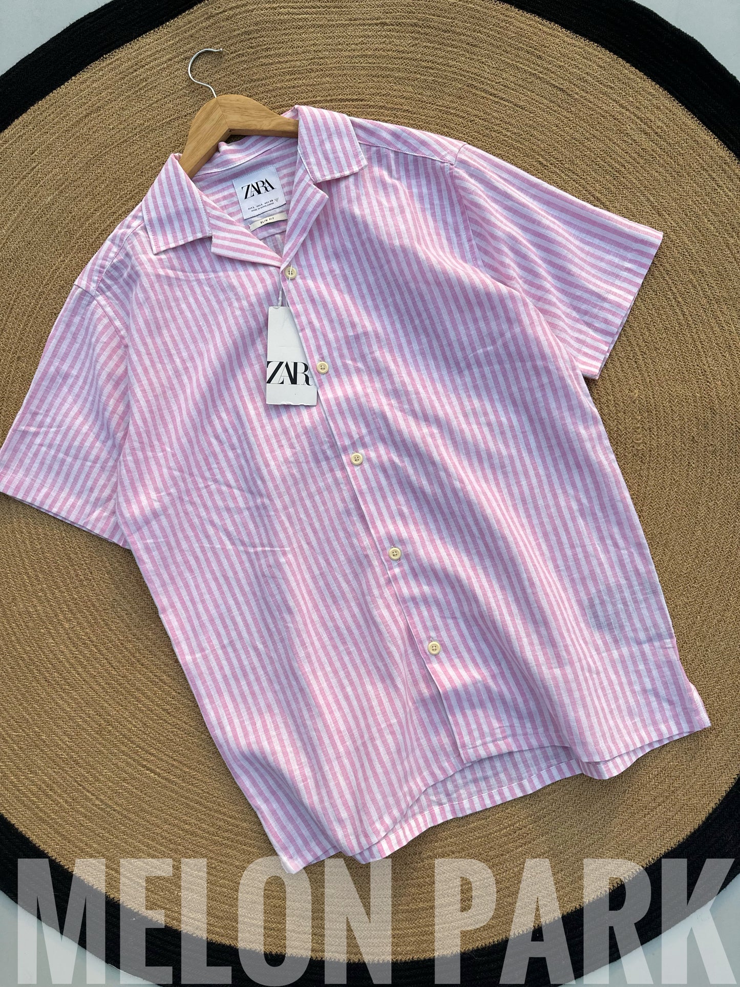 Baby Pink Old Money Cuban Shirt