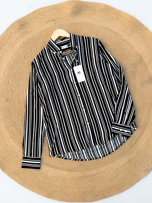Drip full sleeve shirt - Black Noir