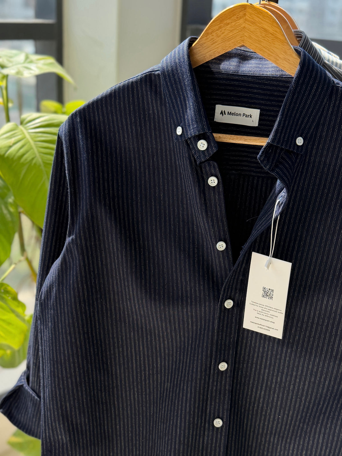 Cotton classic shirt - Sailor Navy