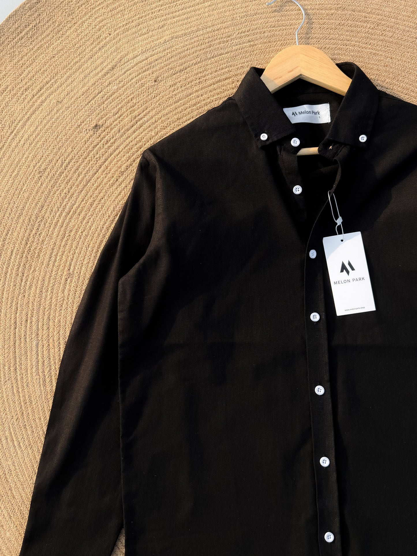 Signature Remi cotton shirt - Black