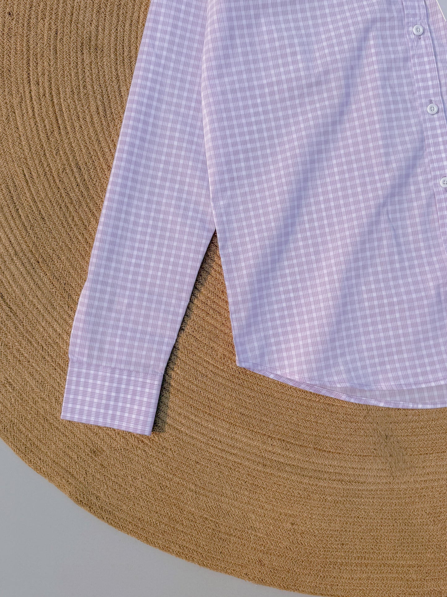 Old Money full sleeve shirt - Lavender Gingham
