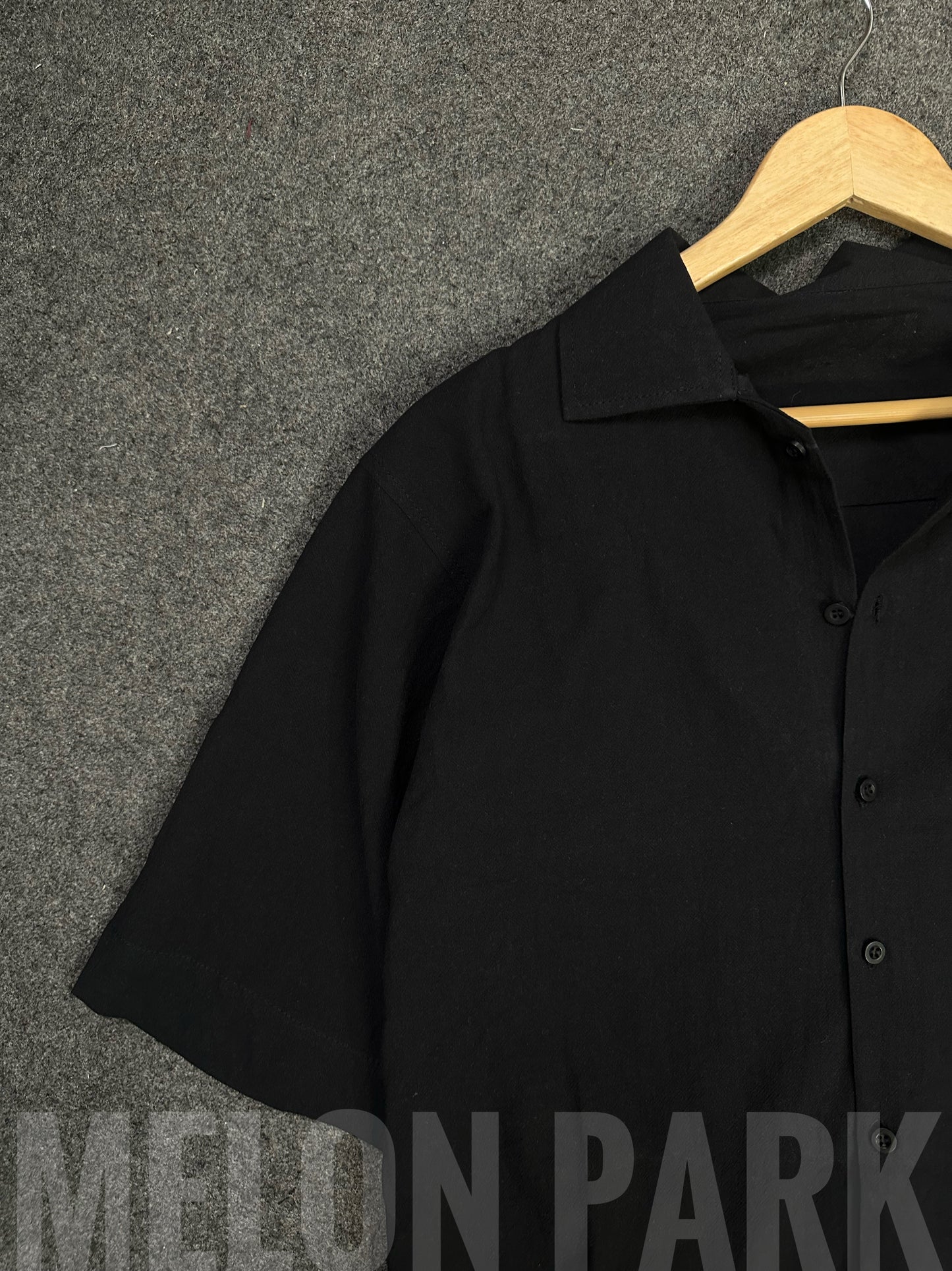 Baggy cuban shirt - Black