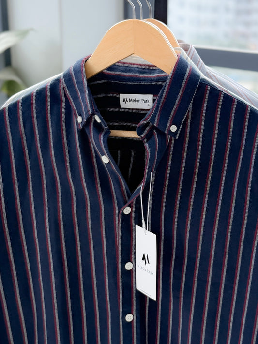 Gentle stripe shirt - Ivy Club stripe