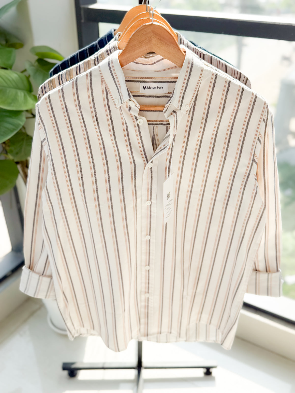 Gentle stripe shirt - Classic canvas